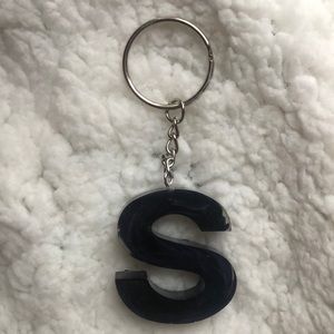 Letter S keychain !!
